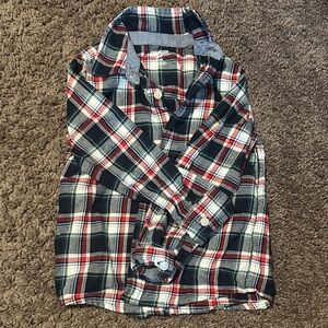 Oshkosh 4t Plaid Button-Up Shirt